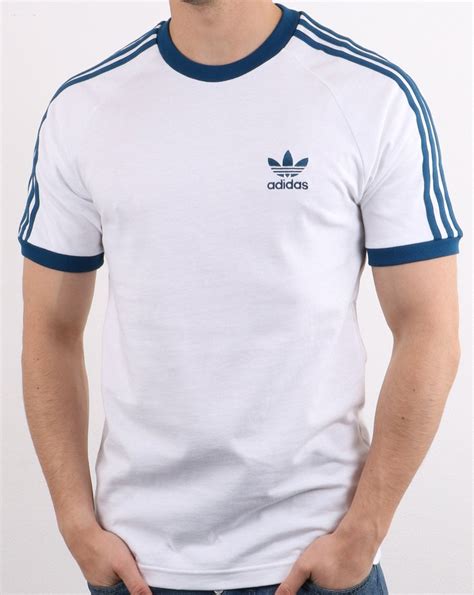 adidas 3 stripes tee herren weißt|adidas Original Athletic Club 3.